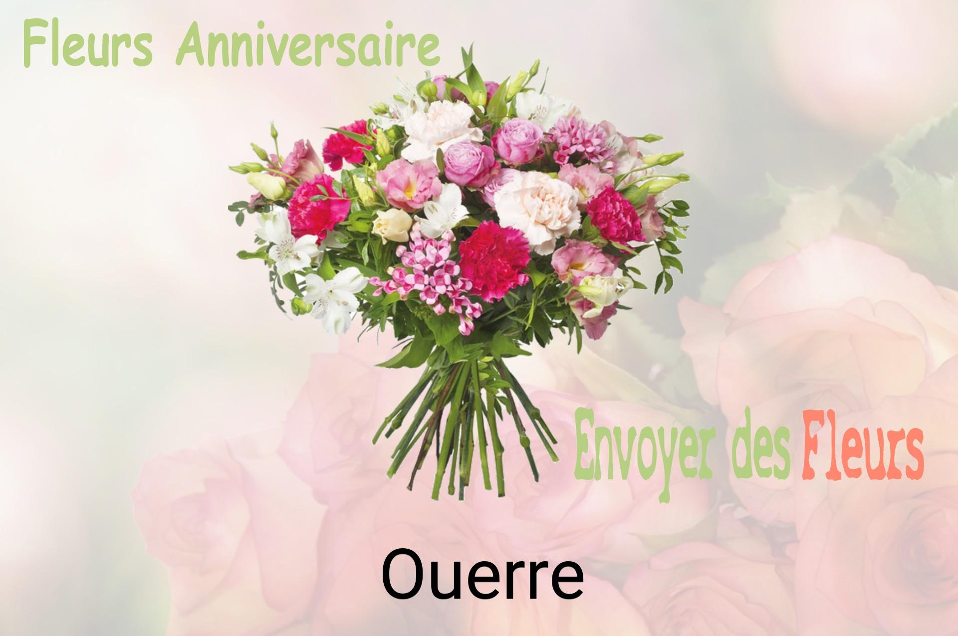 Bouquet de fleurs d’anniversaire livré à Ouerre