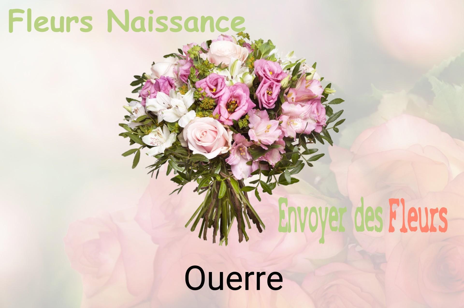 Bouquet de fleurs de naissance livré à Ouerre
